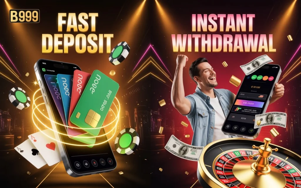 B999 Game- deposit and withdrawal image